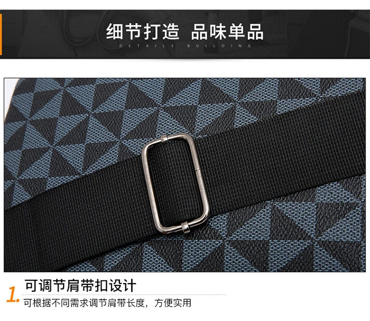 2026 New Men's Business Casual Clutch Bag Fashion Shark Print Envelope Bag Wallet Phone Bag Large Capacity Men's Gifts Pouch Pho