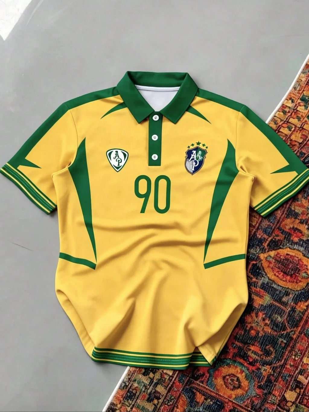 2026 Summer New Style Men's Short-Sleeved Polo Shirt with 3D Digital Pattern Printing for Street Casual Fashion Style