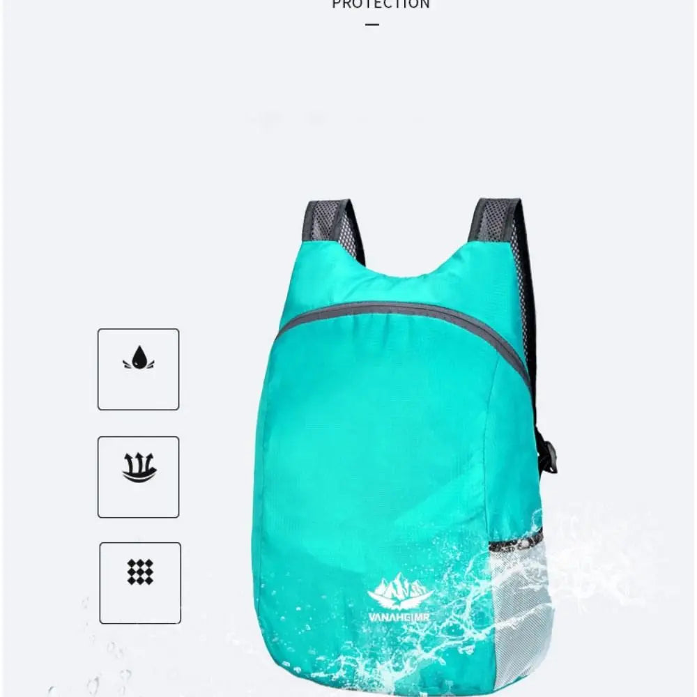 20L Large Capacity Mountaineering Packable Backpack Lightweight Ultralight Sports Travel Daypack Bag Waterproof Foldable