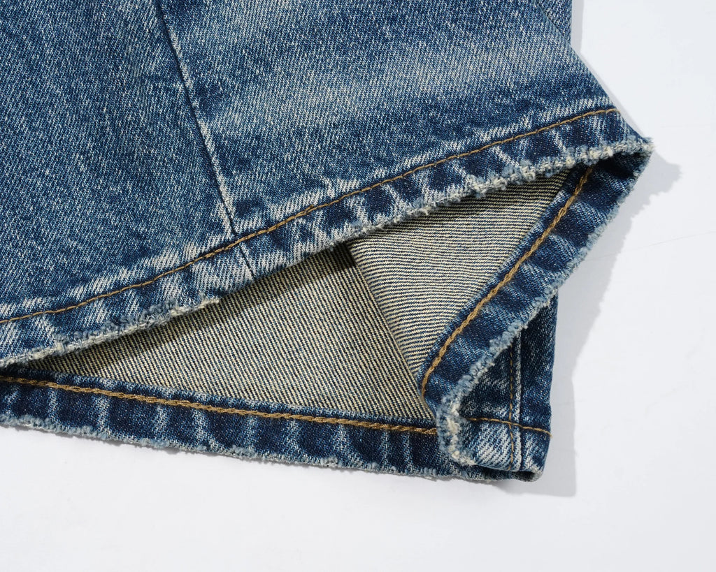 Yao Fashion Basic Style Daily Wear Street Style Retro Unisex Pants Y2k High Street Loose Vintage High Quality Jeans For Men
