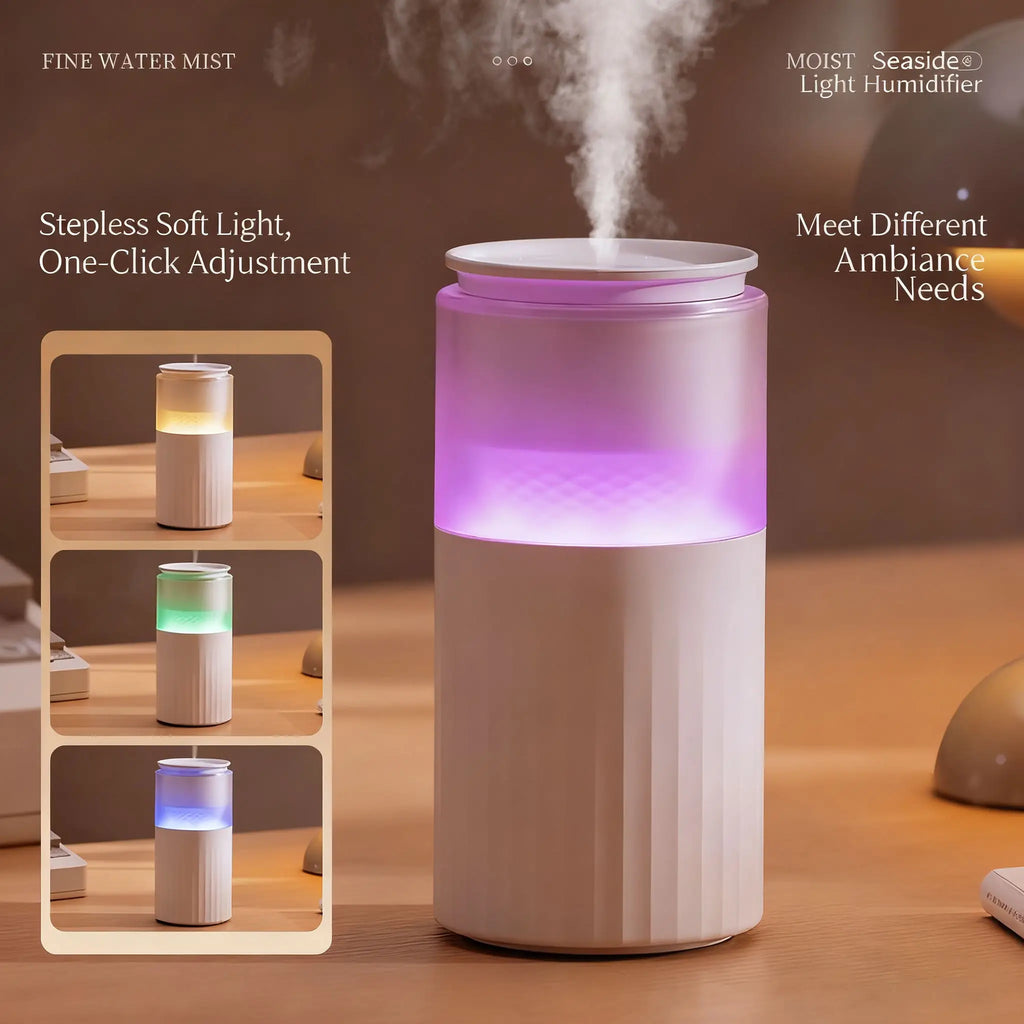 High Quality Colorful Humidifier Rotation Adjustment Night Light 250ML Essential Oil Air Humidifier