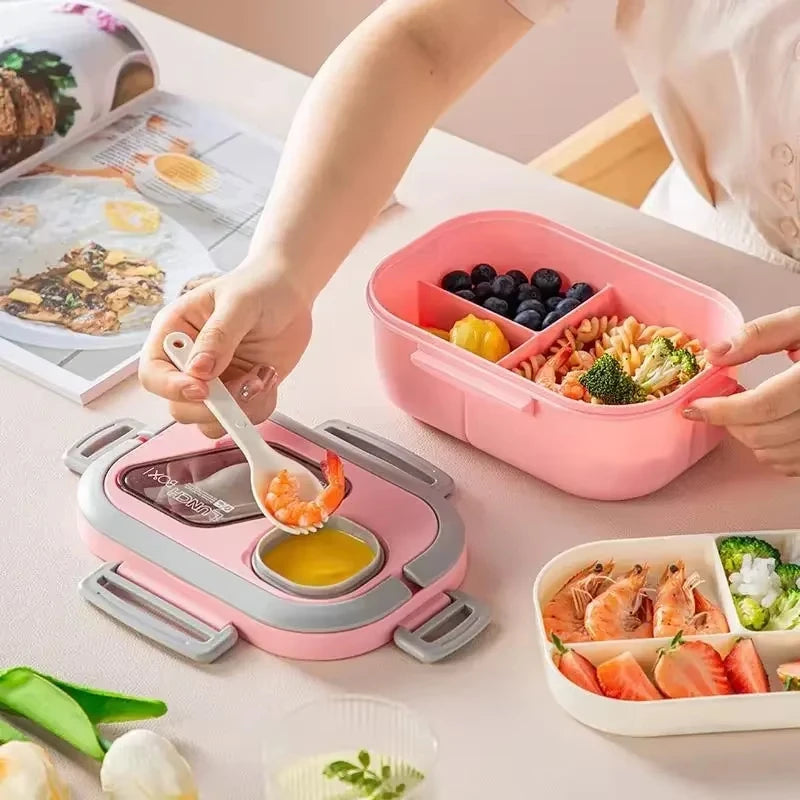 3pcs Portable Lunch Set Including Insulated Bag Bento Box & Breakfast Cup Travel Tableware Containers Meal Snack Food Containers
