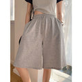 Women's Drawstring Belt Versatile Casual Loose Shorts Summer New Item Unisex Casual Shorts