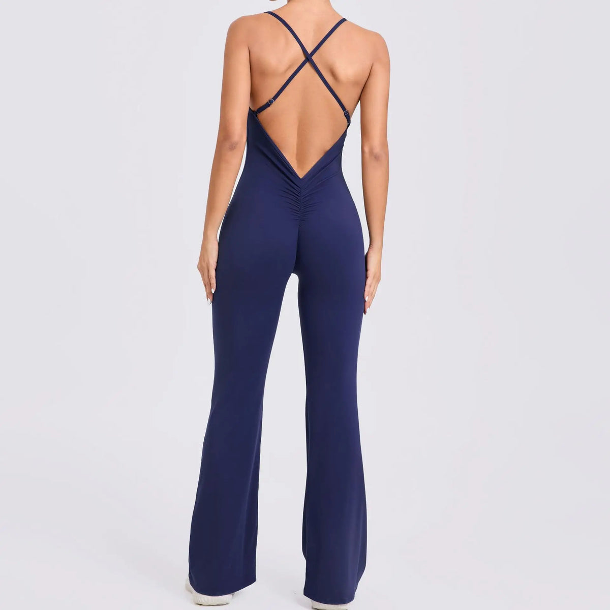 Cloud Rise Yoga SEXY Sports Jumpsuit Women Gym Fitness Playsuit Training Rompers Female Workout Bodysuits Lady Backless Overalls