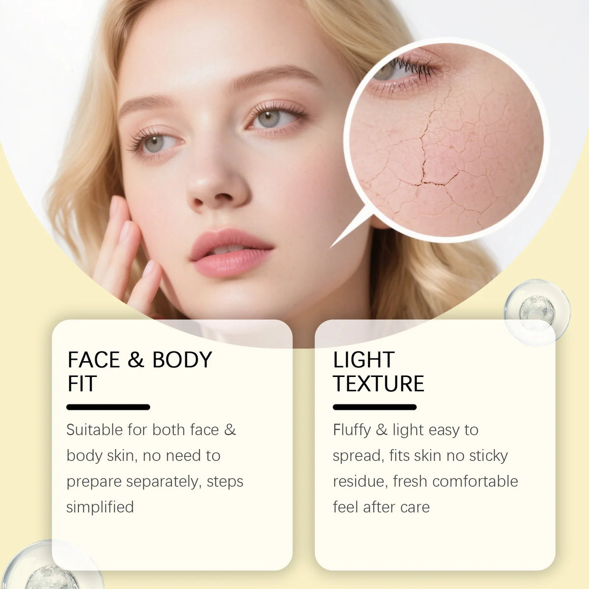 Whipped Beef Tallow Honey Balm Lock Moisture Nourish Repair Facial Skin Enhance Elasticity Soften Rough Skins Face Moisturizer
