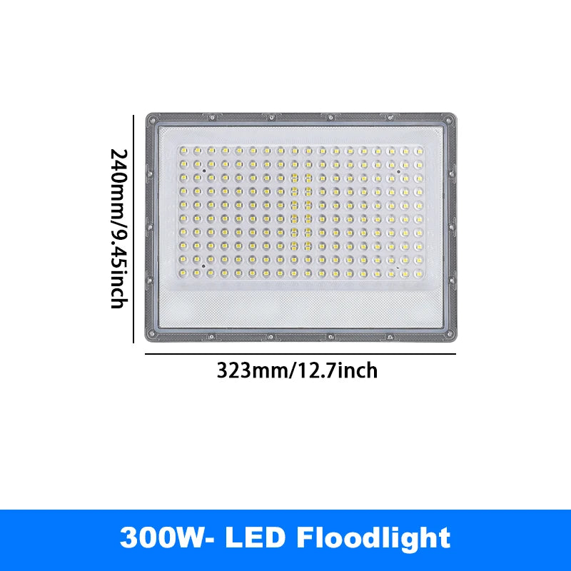 50W 100W 200W 300W 500W Led Floodlight Outdoor IP66 Waterproof 220V Reflector LED Garden Lighting Street Lamp Wall Flood Lights