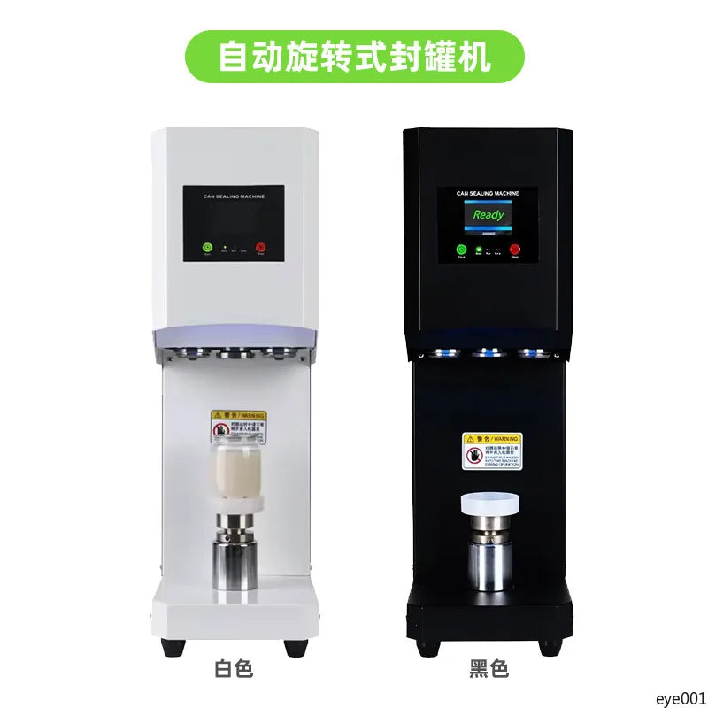 Manual/Auto Can Sealing Machine for Milk Tea Beverage Plastic & Tin Cans Seamer