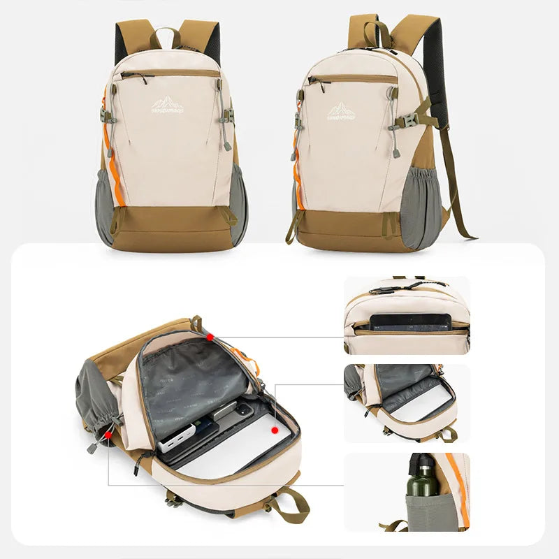 Outdoor Backpack, Women's Sports Backpack, Hiking Lightweight Waterproof Travel School Bag, Boys' Travel Lightweight Mountaineer Backpack
