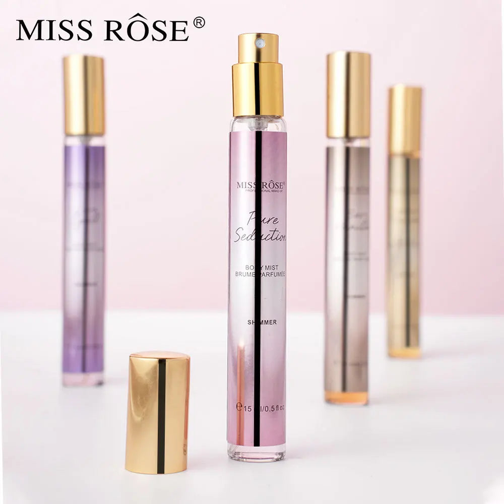 15ml Portable Shimmer Floral Perfume For Women Long‑lasting Light Fragrance Mini Scent Body Mist Daily Cosmetics