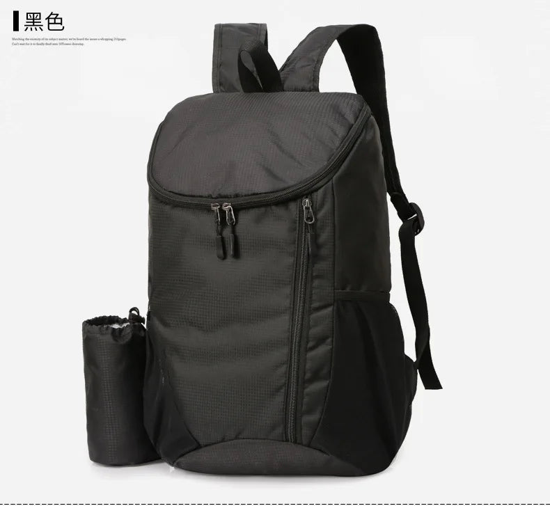Large Capacity Sport Mountaineering Backpack - Lightweight Foldable Waterproof Outdoor Travel Bag for Sports