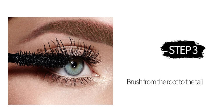 Long Lasting 4D Waterproof Mascara Liquid Eyeliner Pencil Set For Voluminous Curling Lashes And Natural Eyebrow Makeup