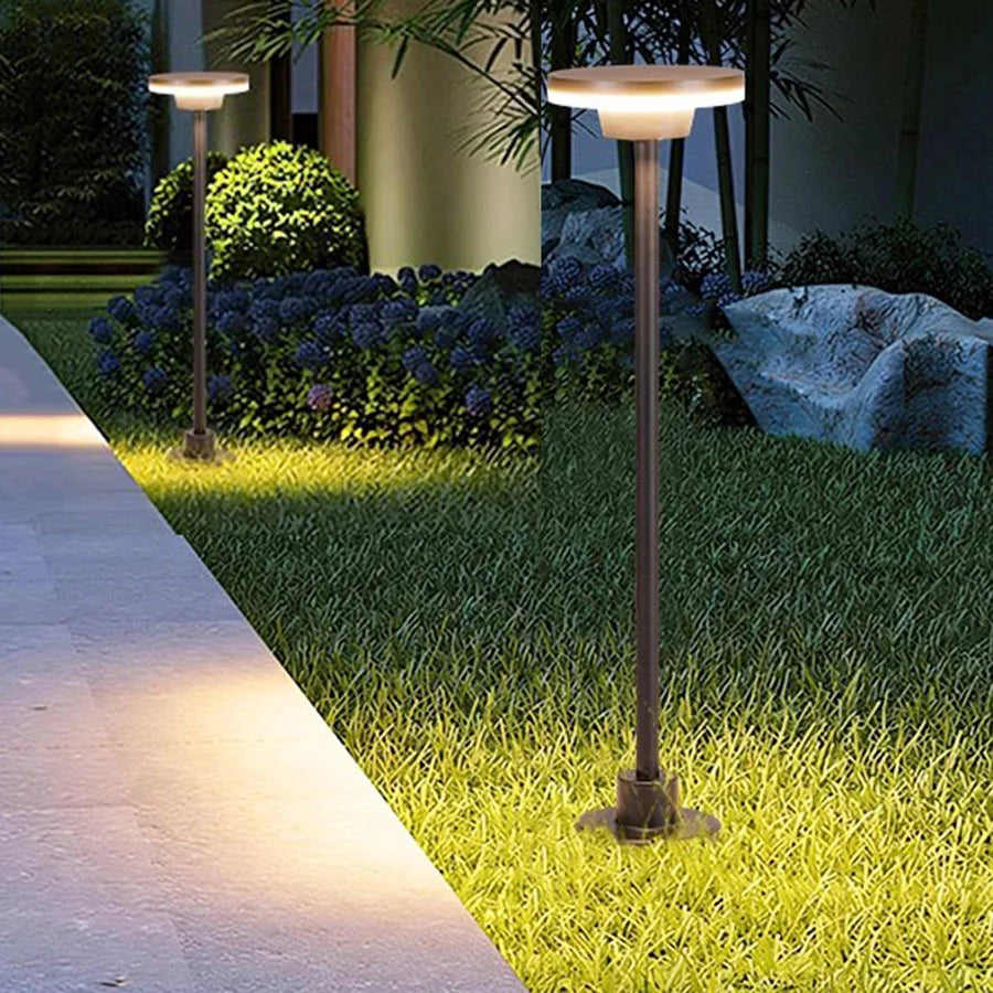 60/80CM Outdoor Pathway Bollard Lighting Waterproof Courtyard Garden Lawn Lamps LED Villa Landscape Fence Path Post Light