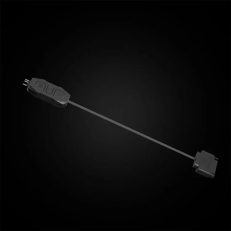 LDPCSJARGBController 5V 3pin To SATA Power Supply Mini RGB Controller 3PIN Hub For Computer Cpu Case Cool Fan LED Light Radiator