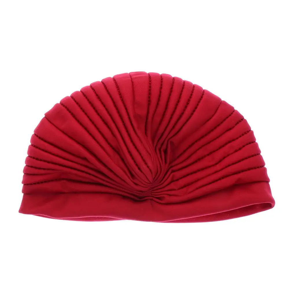 Women Head Wrap Ladies Head Cover Stretchy Turban Muslim Hat Bandana Scarf Hair Loss Chemo Cap Headwear