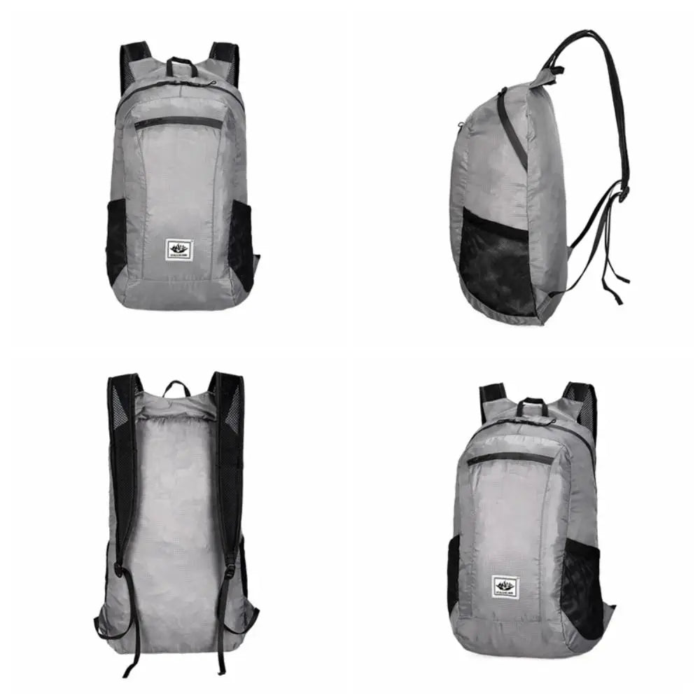 Large Capacity Foldable Backpack Folding Waterproof Mountaineering Bag Sports Knapsack Oxford Cloth Lightweight Nylon Bag Hiking