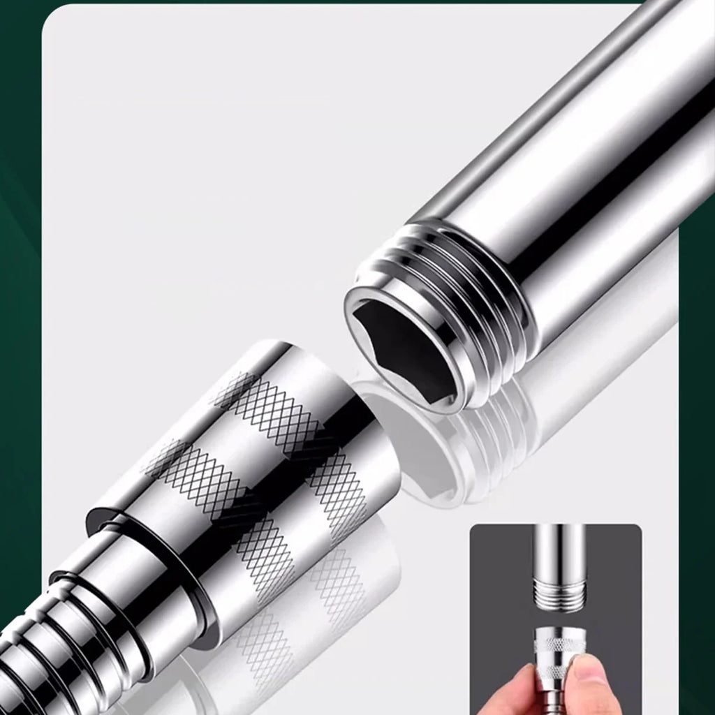 SUS 304 Stainless Steel Bathroom Handheld Shower Head High Pressure Water Saving Sprayer Nozzle Supercharged Rainfall Showerhead