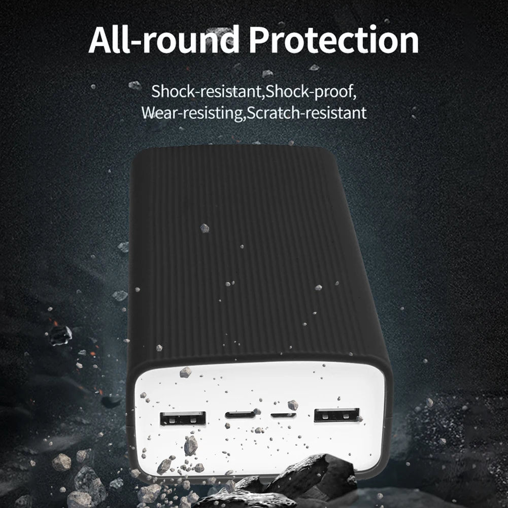 30000mAh Power Bank Silicone Case For Xiaomi Mobile Power Bank 3 Protective Cover Shell Protector Case Power Bank Accessories