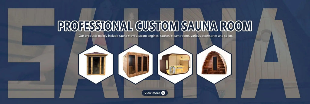Design Solid Wood Electric Sauna Room Outdoor Smart Dry Steam for 2-6 People Control Panel Heating 5-Year Warranty Customized