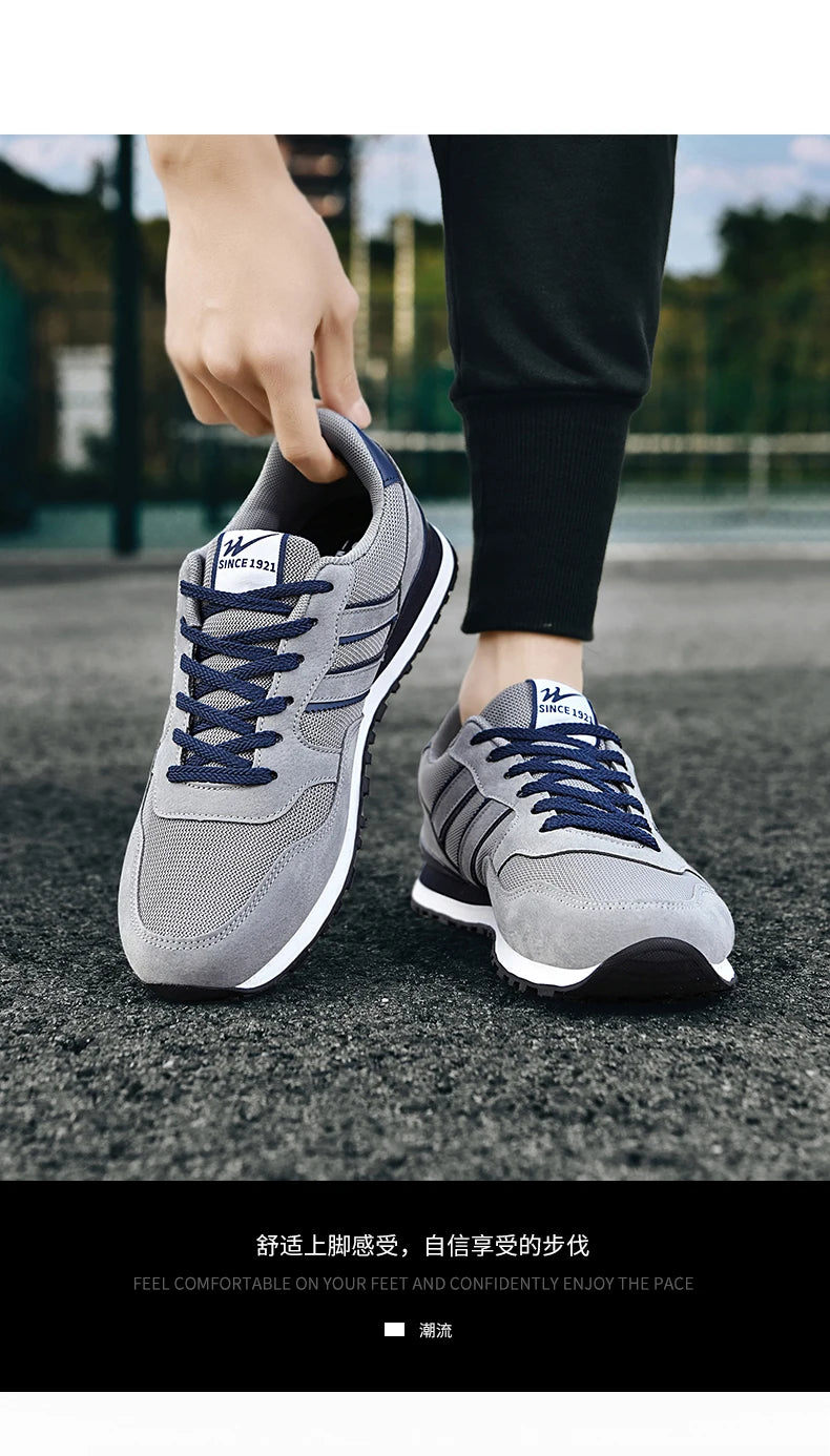 Double Star Men's Retro Running Shoes 2026 April May Breathable Mesh Casual Sneakers VintageClassicLightweightWalkingShoesforMen