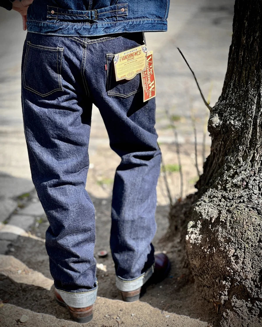 FREEWHEELERS 601XX 1951, five bags of 14oz indigo vintage jeans