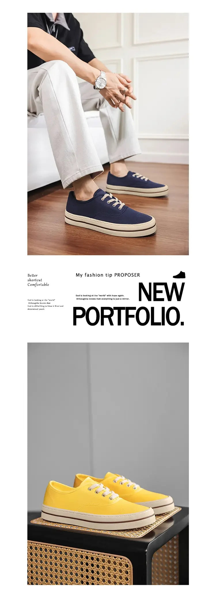 YUYIN 2026 New Men Vulcanized Canvas Shoes Sneakers Comfort Light Student Trendy Casual Male Daily Outdoor Walking Footwear