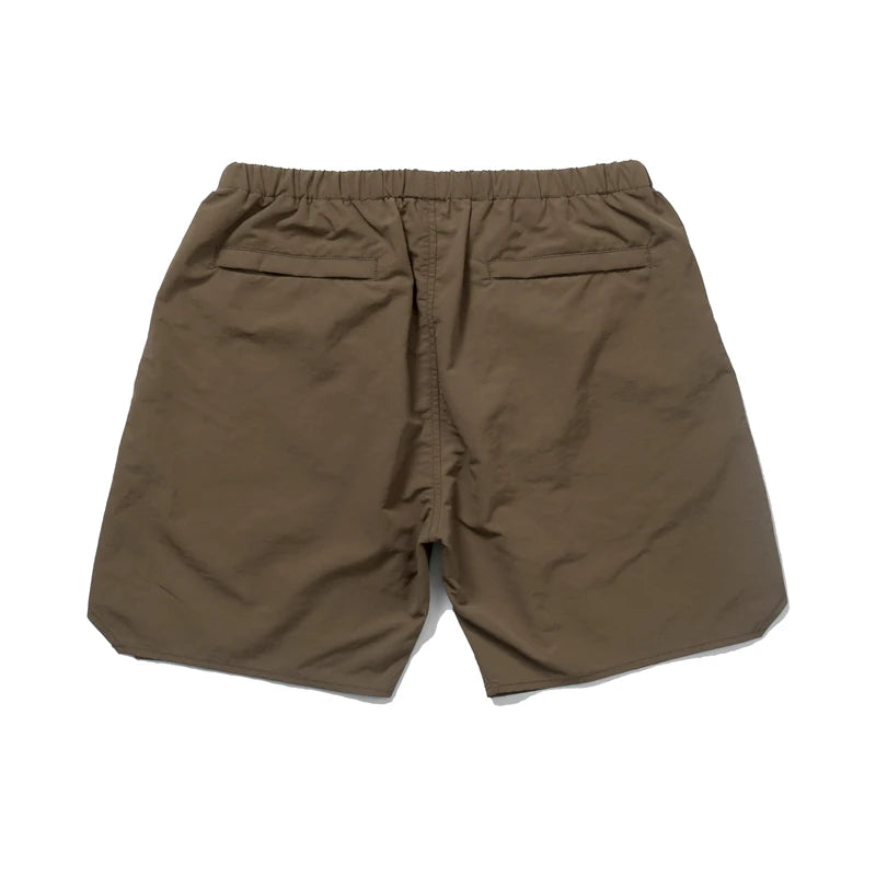 Quick Dry NBHD V-shape Shorts Zipper Pockets Shortpants Japan Men Women Thin Fabric Loose Drawstring Short Pants Breeches