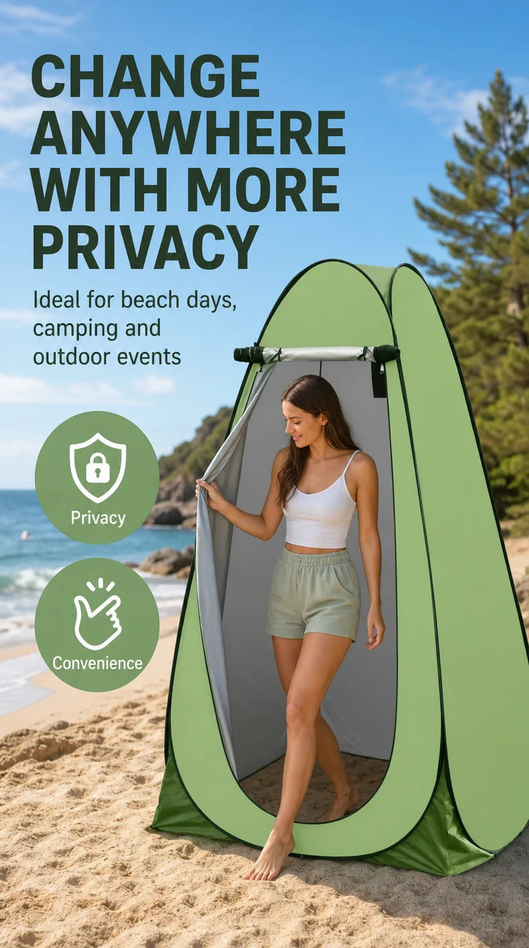 Outdoor bathing tent, portable camping toilet tent, changing tent, shower tent, dressing shelter, fishing tent, thermal tent