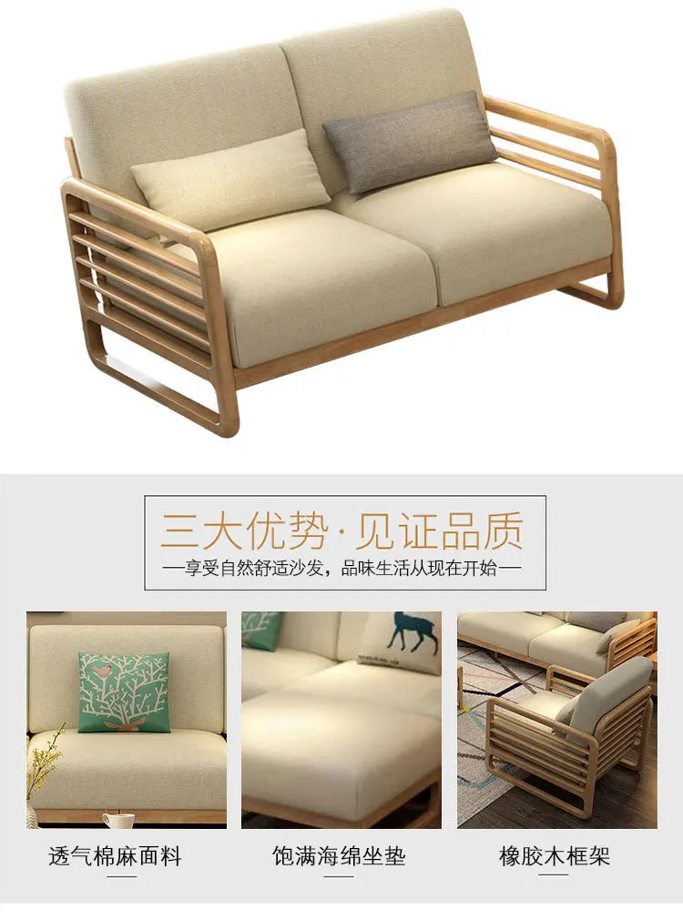 Nordic Creative Fabric Sofa Set