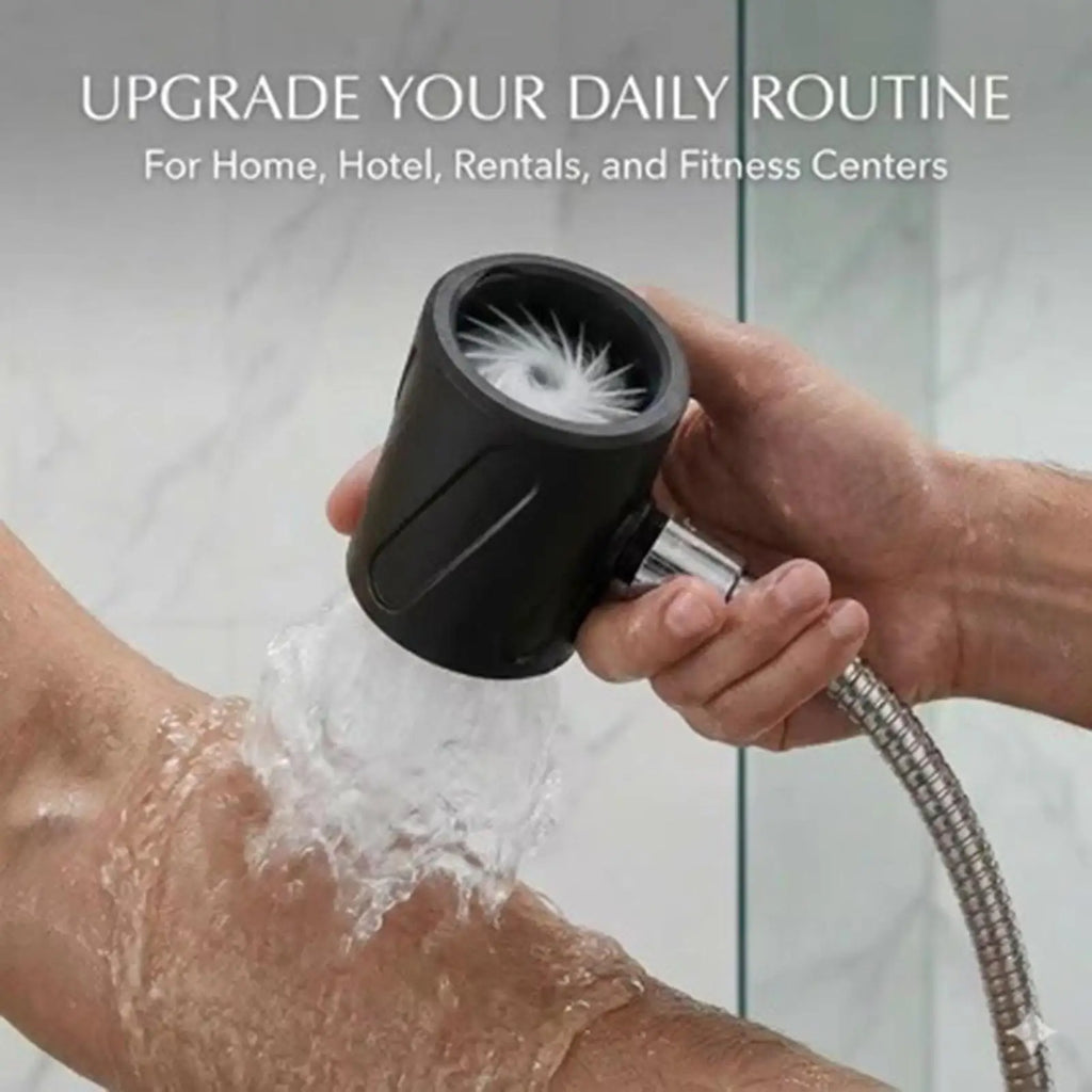 Shower Head, Portable Universal Anti-Clog Precision Threading, Men Rain Shower Head Bath Accessories for Home, Gym, Spa, Washing