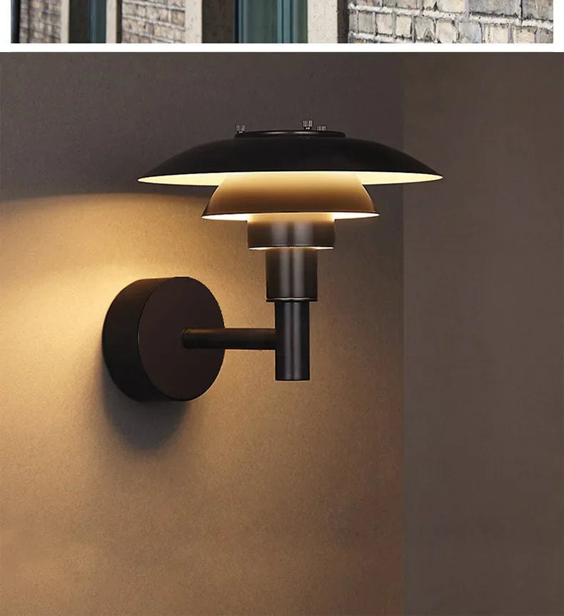 Nordic Creative Outdoor Rainproof and Waterproof LED Illumination Sconce Wall Lamp Available Both Indoor and Outdoor Lighting