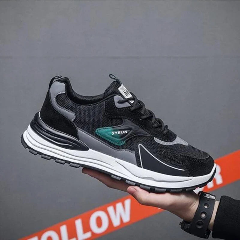 Men Sneakers Brand Breathable Running Shoes Anti-Slip Platform Sport Shoe Male Tenis Masculino Fashion Versatile Mesh