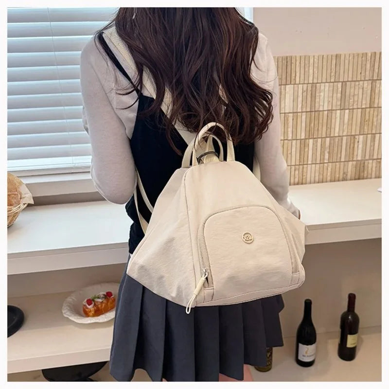 Women's Casual Nylon Large Capacity Shoulder Bag with Pocket, Casual Style for Daily Use, Sports, Travel, and Outdoor Activities