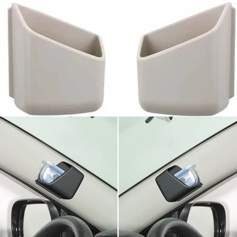 1Pair Car Organizer Auto Truck Pillar Storage Box Cigarette Phone Glasses IC Card Holder Organizers Bag Car Styling Accessories