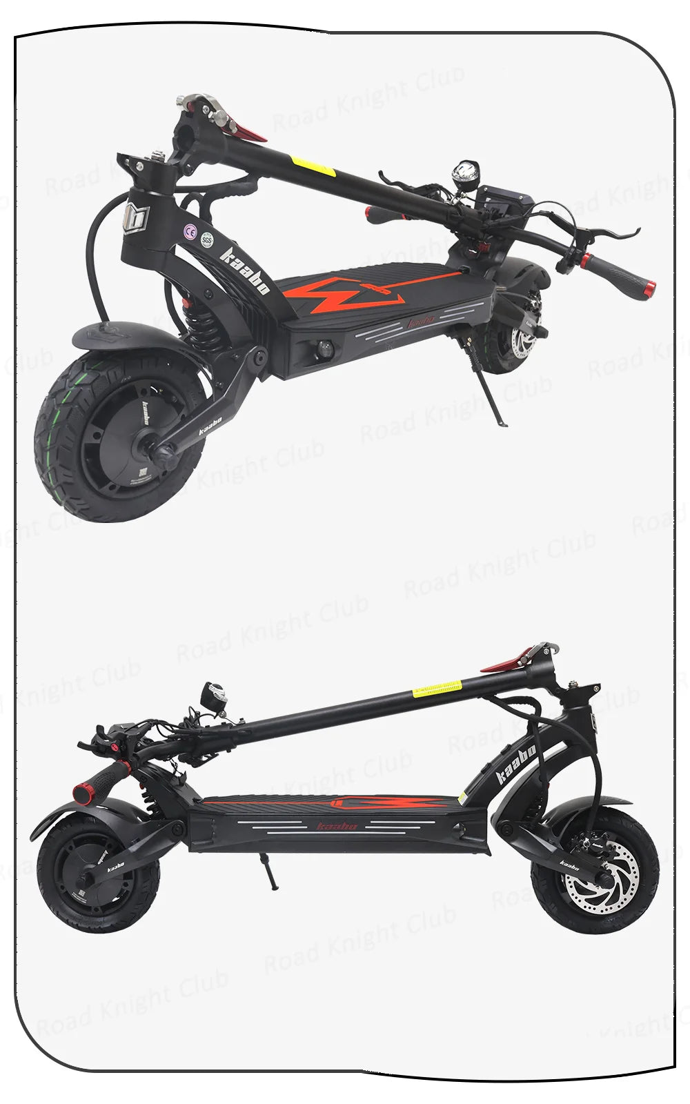 KAABO Mantis King GT 60V 24Ah Battery 1100W*2 Motor 70km/h Full Hydraulic Brake Central Display IPX5 WaterProof Electric Scooter
