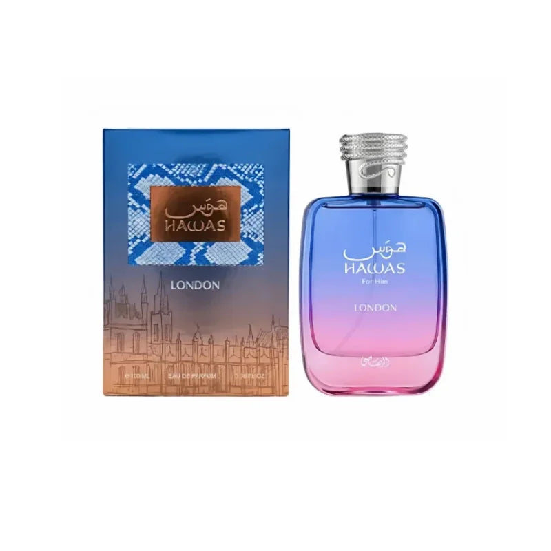 Rasasi Hawas for Him Men's Eau De Parfum – Middle Eastern Fragrance | Hawas Ice | Hawas Elixir Women's Perfume