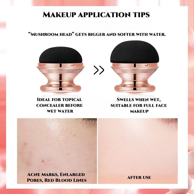 KAN Mushroom Head Air Cushion CC Cream, conceal and brighten, long-lasting beauty, hide pores and imperfections