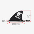 Slide-in Surfboard Fin Detachable Surf Plate Stand Up Paddle Board Stabilizer Racing Fins Water Sports Surfing Board Accessory