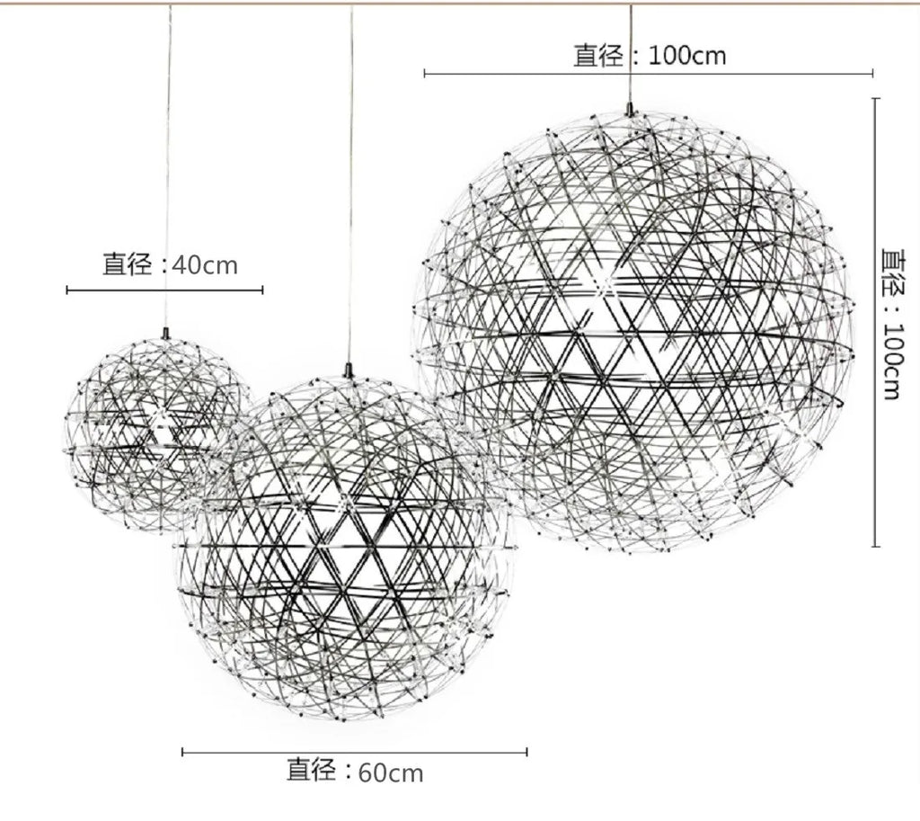 Sparkleball Panoramic Starry Sky Pendant Light Commercial Internet Celebrity Bar Salon Loft Duplex Art Ball Decorative Light