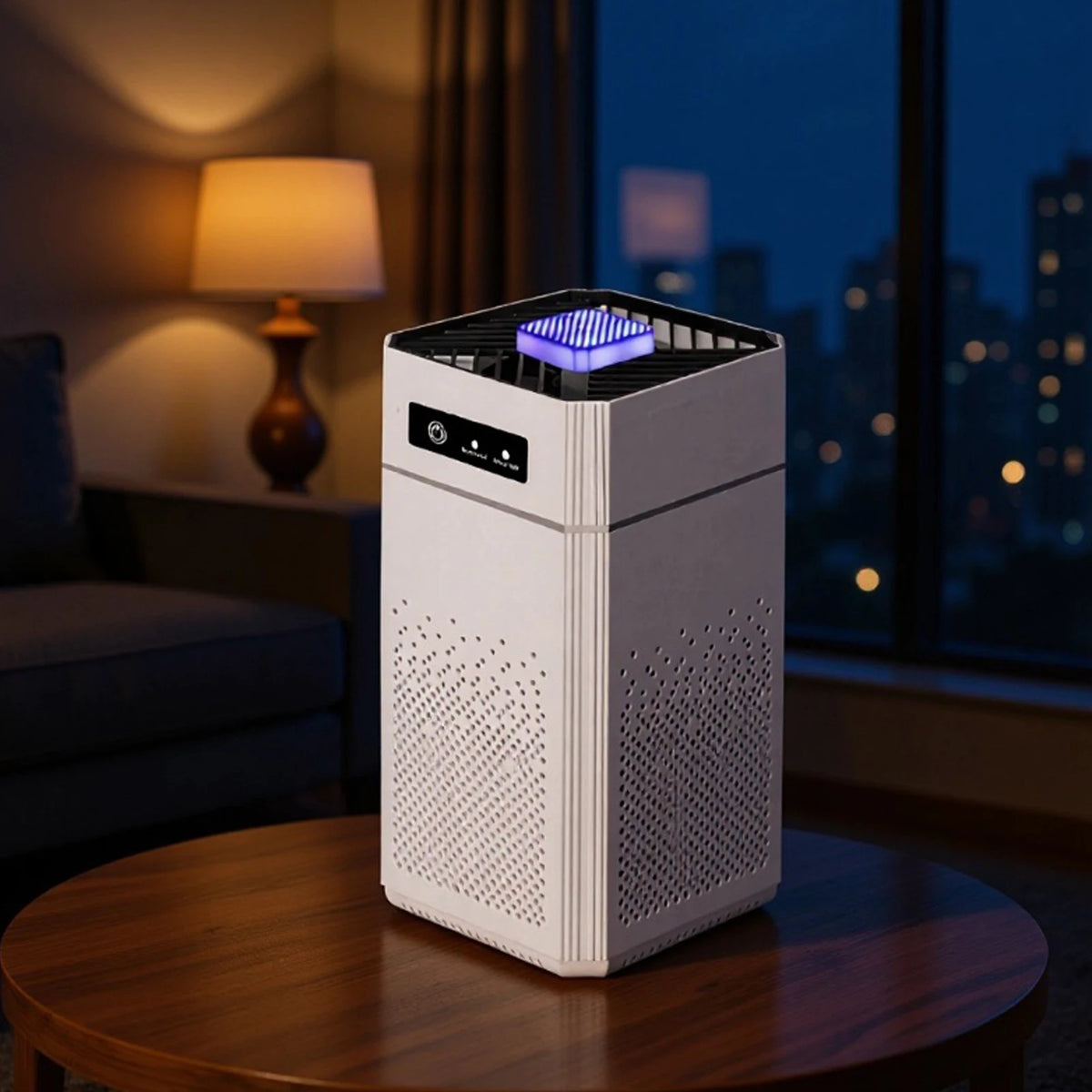 Adjustable Odor Eliminator 3 Modes Household Silent Purifiers Intelligent Indoor Negative Ion Purifier for Office & Home Car