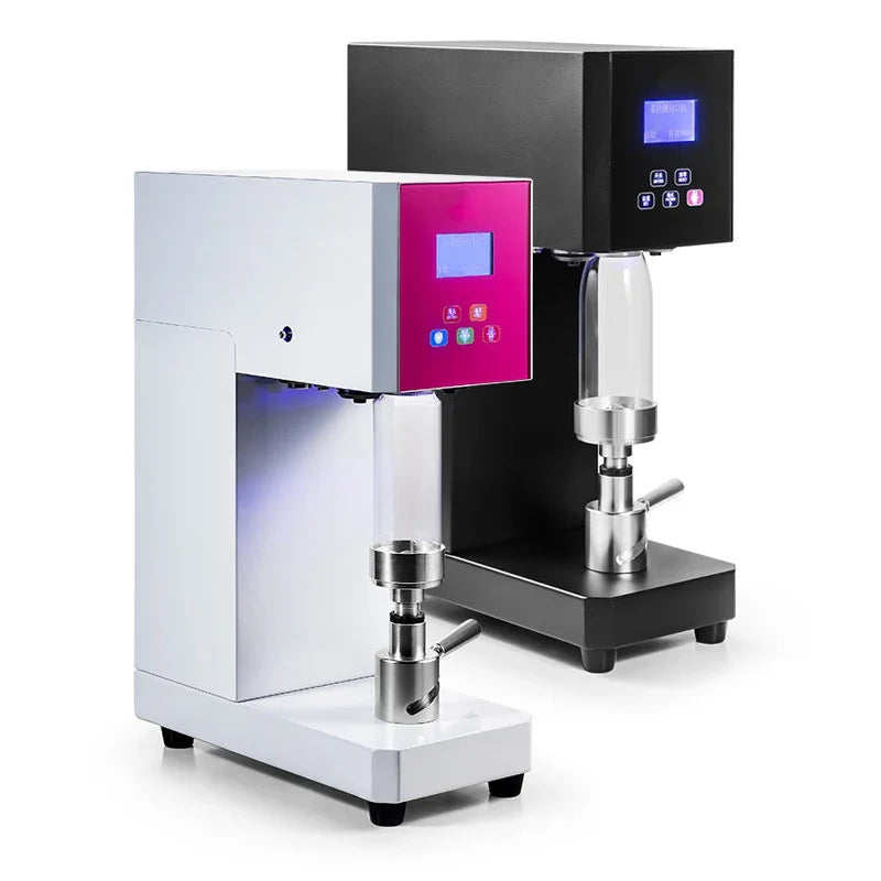 220V Can Sealing Machine Commercial Plastic Cans Automatic Beverage Sealing Machine Cup Milk Tea Equipment Complete