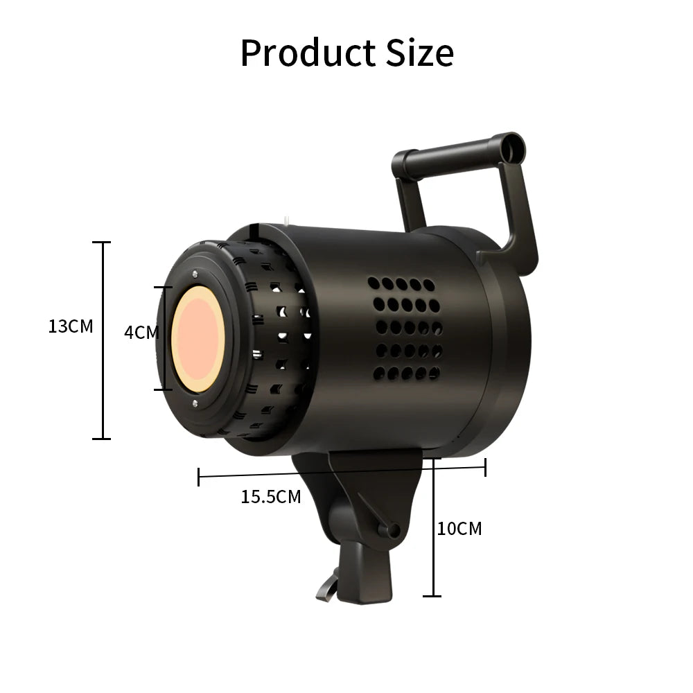 115/135W Photography Bowens Lighting LED 220V Video Studio Daylight-Balanced Lamp Portrait Flash Studio 3000-6000K 3 Colors