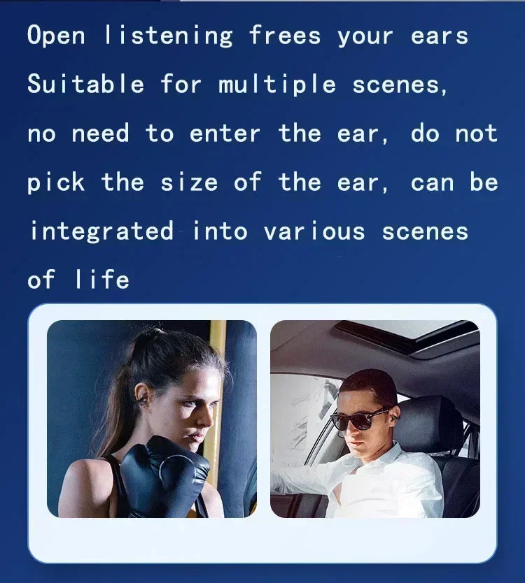 Original BT12 Wireless Bluetooth Earphones Sound Earcuffs TWS Ear Hook Headset Sport Earbuds For Phone Game Headphones With Mic