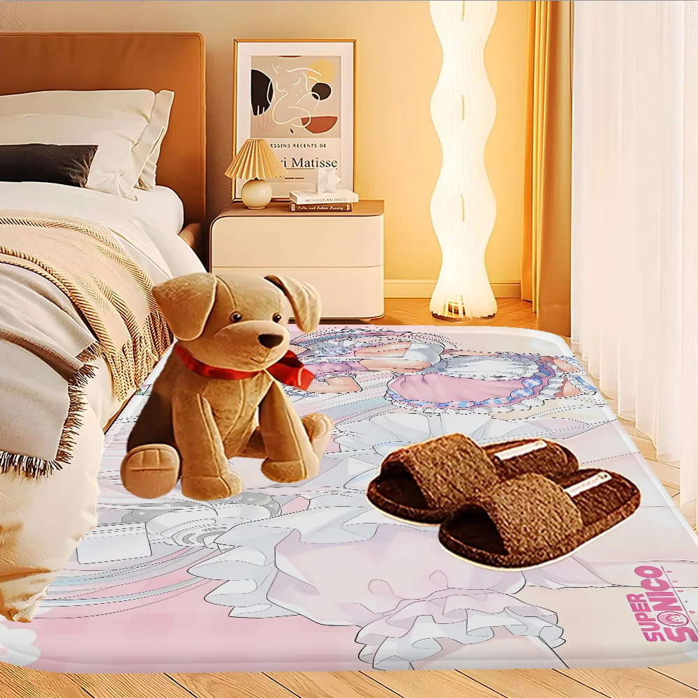 Super Sonico Manga Kitchen Mat Cheaper Anti-slip Modern Living Room Balcony Printed Modern Home Decor