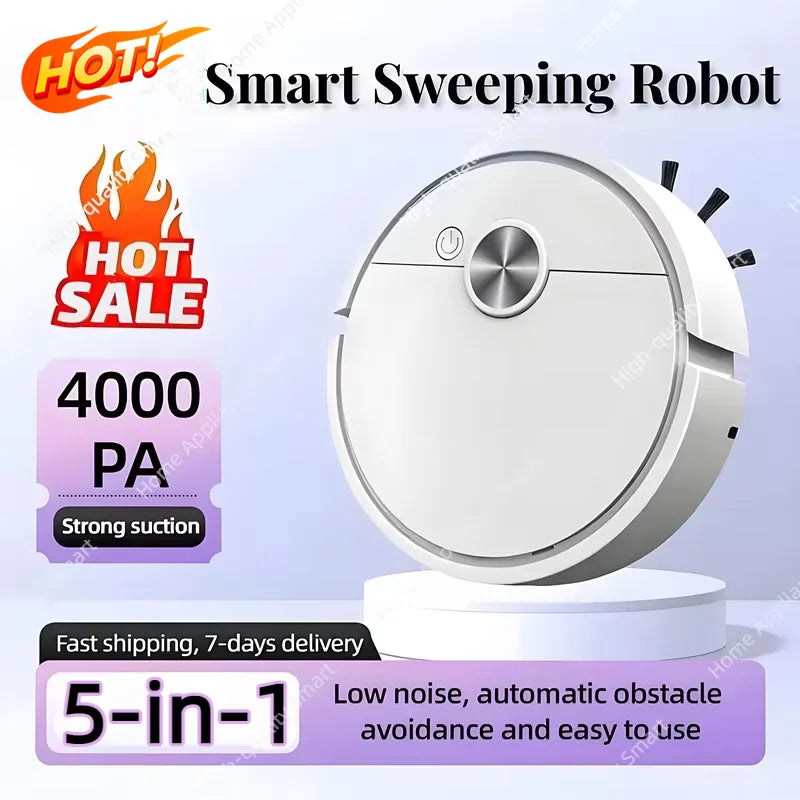 Model Sweeping Robot Automatic Home Mini Cleaning Machine USB Charging Smart Sweep Mop 5-In-1 Vacuum Cleaner New 2026