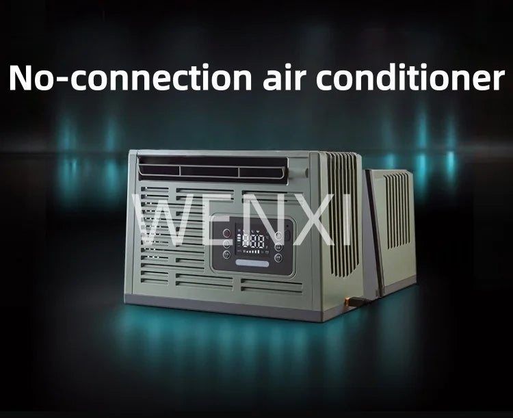 Small Portable Car Energy Saving Air Conditioner Ductless Hassle -Free Portable Parking Air Conditioner for Car Window Mounting
