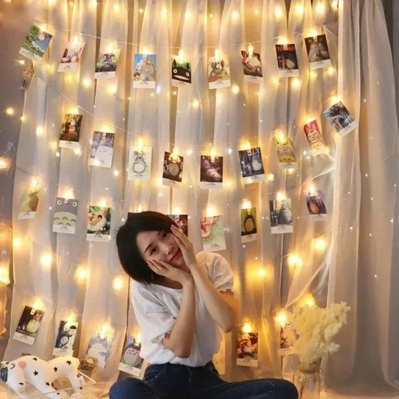 200/50PCS Mini Photo Clips Transparent Spring Clips Plastic Towel Clamps Clothespin DIY Ornaments Photo Wall Home Decor Supplies