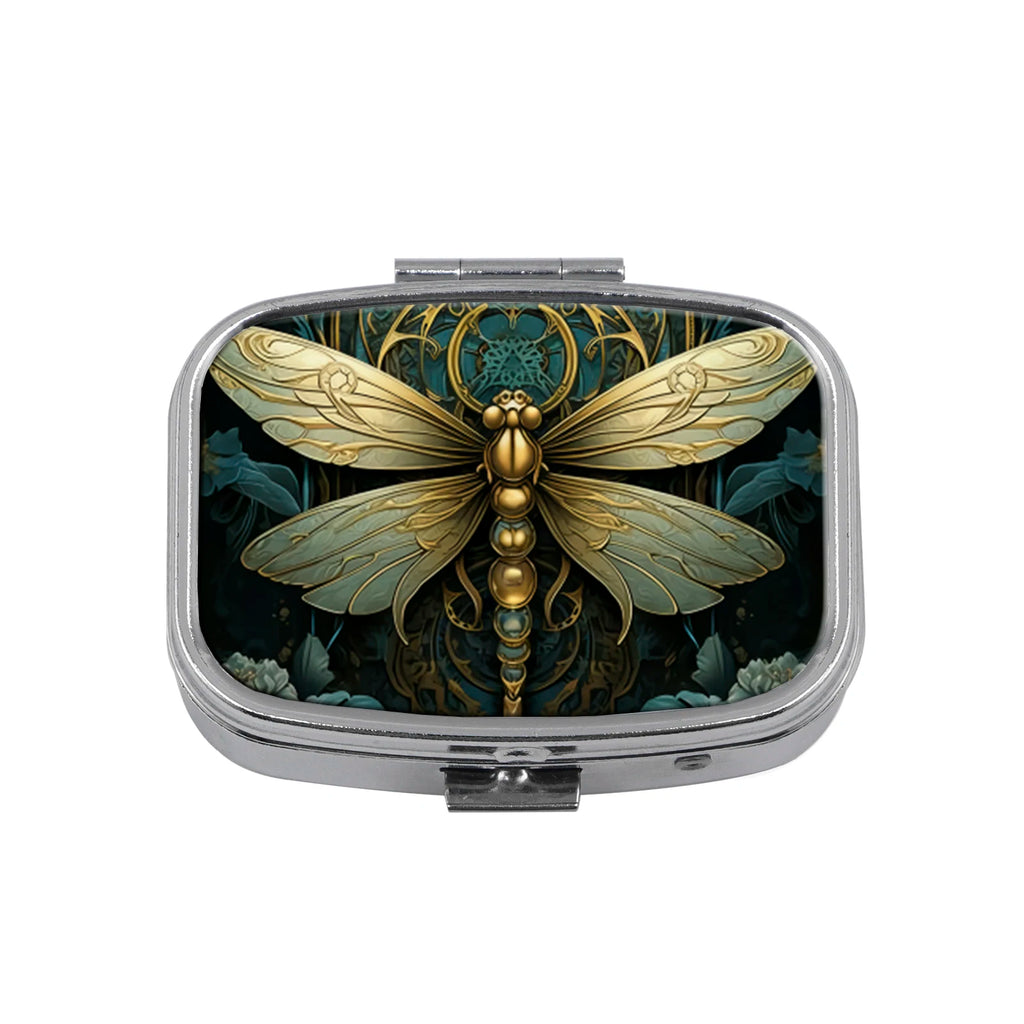 Animals Metal Medicine Box Bird Pill Packaging Health Products Butterfly Moisture Resistant Storage Case Personalized Casket