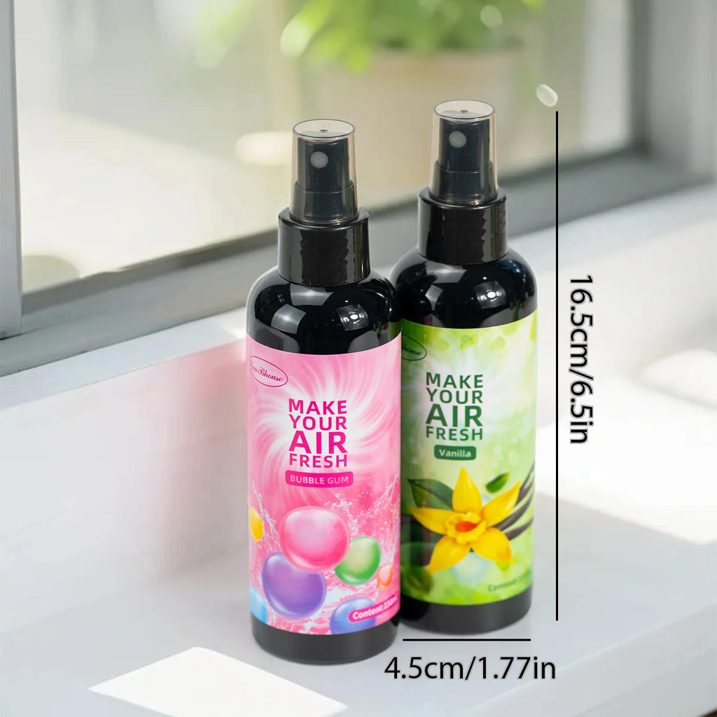 150ml/5.07oz, 9 Scents Fragrance Spray, Home/Car/Clothes/Bathroom Air Freshener, Durable Fragrance, Odor Removal, Fresh Air