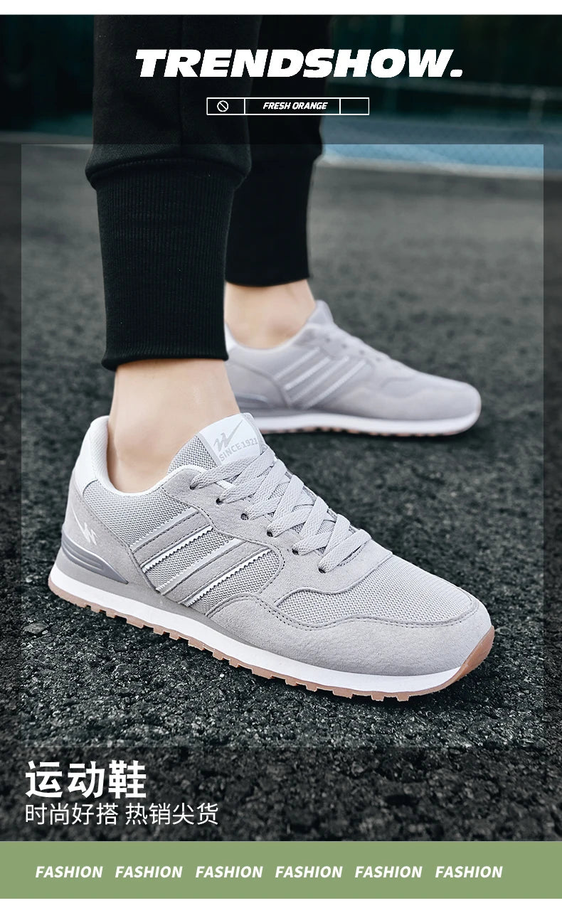 Double Star Men's Retro Running Shoes 2026 April May Breathable Mesh Casual Sneakers VintageClassicLightweightWalkingShoesforMen
