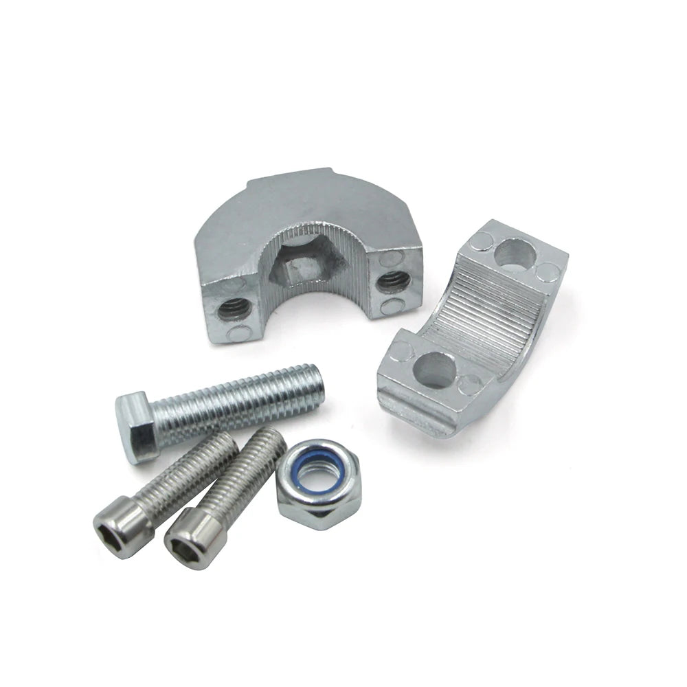 Motorcycle 7/8'' 22mm Handlebar Bar Risers Mount Bracket Clamp Taper For 47 49cc Engine 2 Stroke Pocket Bike Mini Dirt Bike Part